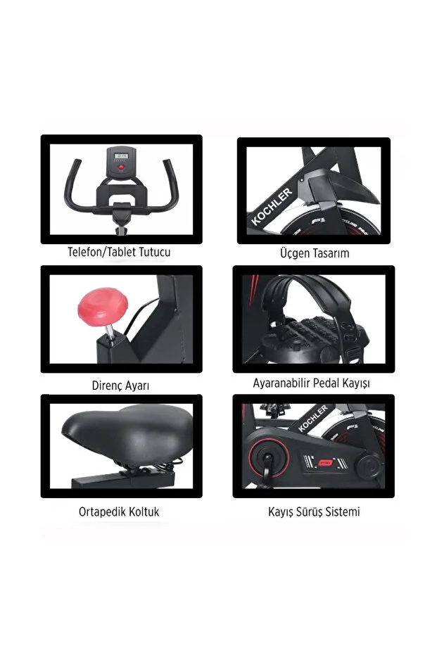 kochler Spinning Bike Kondisyon Bisikleti Ve Kondisyon Aleti